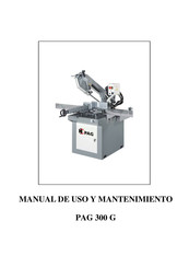 PAG 300 G Manual De Uso Y Mantenimiento