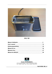 Essilor MNU 180 Manual De Uso