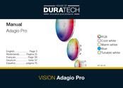 Duratech VISION Adagio Pro PLP170-TW Manual