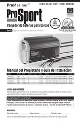 ProMariner ProSport20 PFC Manual De Instrucciones