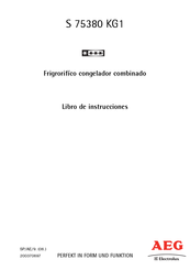 Aeg S 75380 KG1 Manual De Instrucciones