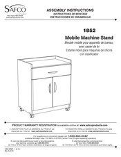 Safco 1852 Instrucciones De Ensamblaje