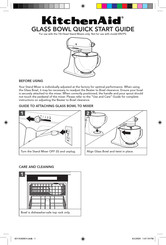 KitchenAid KN1PS Guia De Inicio Rapido