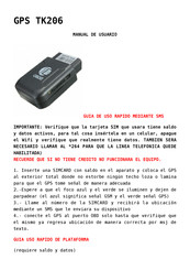 OBD2 TK206 Manual Del Usuario