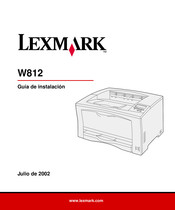 Lexmark W812 Guia De Instalacion