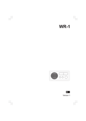 Sangean WR-1 Manual De Instrucciones