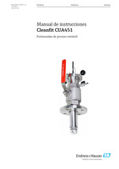 Endress+Hauser Cleanfit CUA451 Manual De Instrucciones