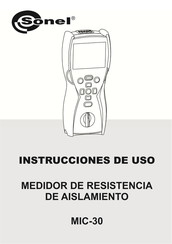 Sonel MIC-30 Instrucciones De Uso