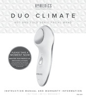 HoMedics DUO CLIMATE Manual De Instrucciones