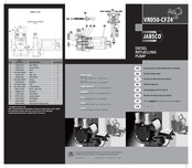 JABSCO VR050-CF24 Manual De Instrucciones