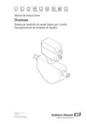 Endress+Hauser Dosimass Manual De Instrucciones