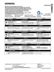 Siemens 3RV1976-3AP3 Instructivo