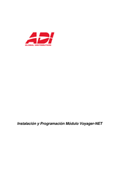 ADI Voyager-NET Manual De Instalación Y Programación