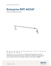 arjo Enterprise ENT-ACC67 Instrucciones De Uso