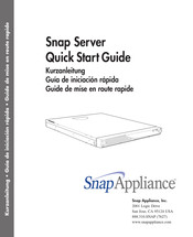 Snap Appliance Snap Server 4500 Guía De Iniciación Rápida