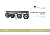 thomann STAIRVILLE Stage Quad LED Bundle RGB WW Manual De Instrucciones
