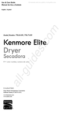 Sears Kenmore ELITE 796.7141 Serie Manual De Usuario