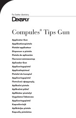 DENTSPLY Compules Tips Gun Manual Del Usuario