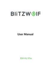 BlitzWolf BW-HL1Pro Manual De Instrucciones