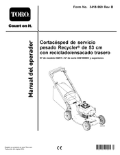 Toro 22291 Manual Del Operador