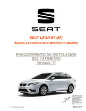 Seat LEON ST 5F Procedimiento De Instalacion