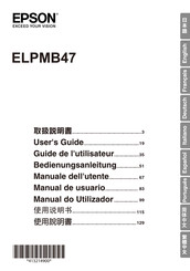 Epson ELPMB47 Manual Del Usuario