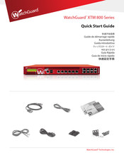 Watchguard XTM 800 Serie Guia De Inicio Rapido