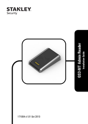 PAC Stanley GS3-MT Admin Reader Guia De Instalacion