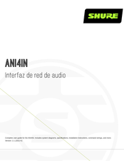 Shure ANI4IN Manual Del Usuario