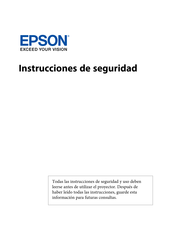 Epson PowerLite EB-L630U Instrucciones De Seguridad