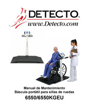 Detecto 6550KGEU Manual De Mantenimiento