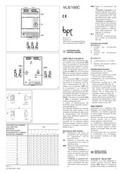 Bpt VLS/100C Guia De Inicio Rapido