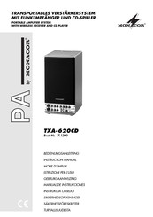 Monacor TXA-620CD Manual De Instrucciones