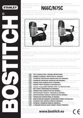 Bostitch N75C-1-E Manual Del Usuario