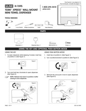 Uline TORK XPRESS H-1595 Instrucciones De Instalación