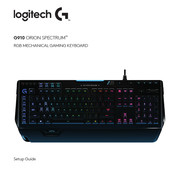 Logitech G G910 ORION SPECTRUM Guía De Configuración