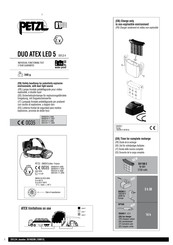 Petzl DUO ATEX LED 5 Manual Del Usuario