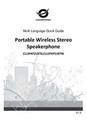 Conceptronic CLLSPKP21BTB Manual Del Usuario