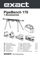 eXact PipeBench 170 Manual De Usuario