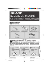 Sharp XL-3000 Guía Rápida