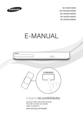 Samsung BD-H8900A Manual De Instrucciones