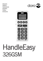 Doro HandleEasy 326GSM Manual De Instrucciones