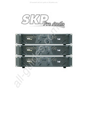 SKP Pro Audio MAX710X Manual Del Usuario