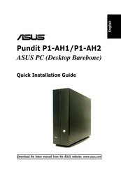 Asus Pundit P1-AH1 Guía De Instalación Rápida