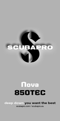 Scubapro Nova 850TEC Manual De Instrucciones