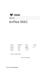 LifeAir IonFlow 500C Manual