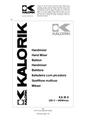 Team kalorik KA M 5 Manual De Instrucciones