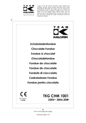 Team kalorik TKG CHM 1001 Manual De Instrucciones