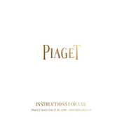 Piaget 430P Manual Del Usuario