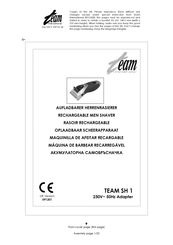 Team International TEAM SH 1 Manual De Instrucciones